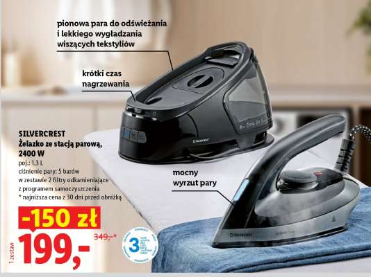 Silvercrest Żelazko ze stacją parową