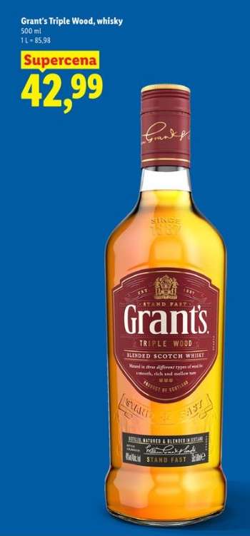 GRANT'S TRIPLE WOOD Whisky