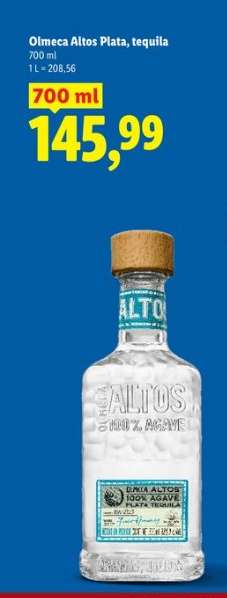 Olmeca Altos Plata, tequila