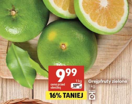 Grejpfruty zielone