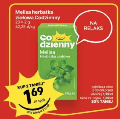 Melisa herbatka ziołowa Codzienny