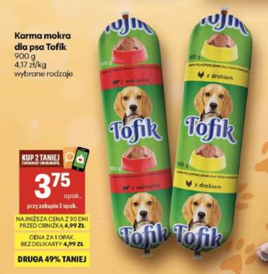 Karma mokra dla psa Tofik