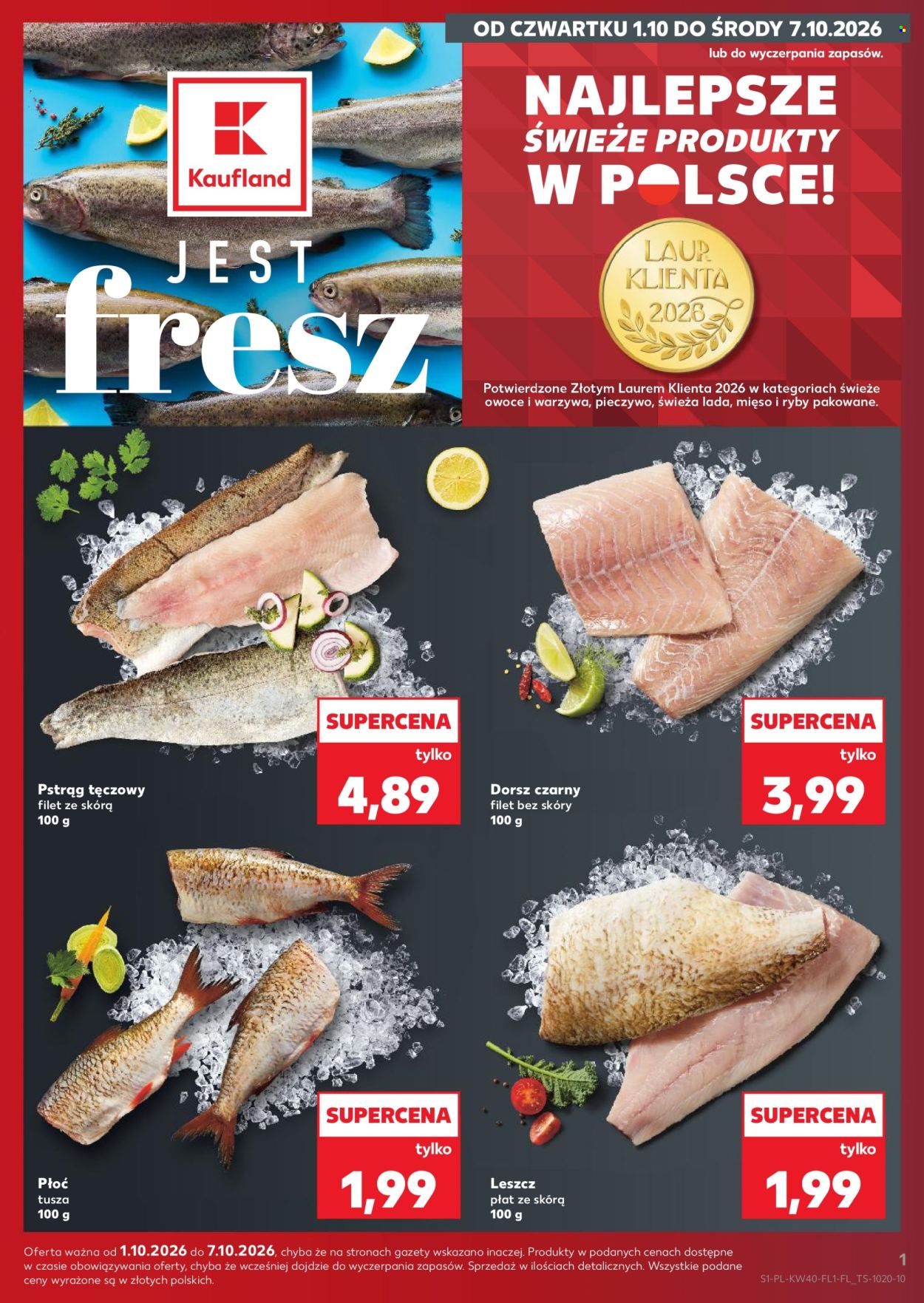 Gazetka Kaufland - 1.10.2026. - 7.10.2026.. Strona 1