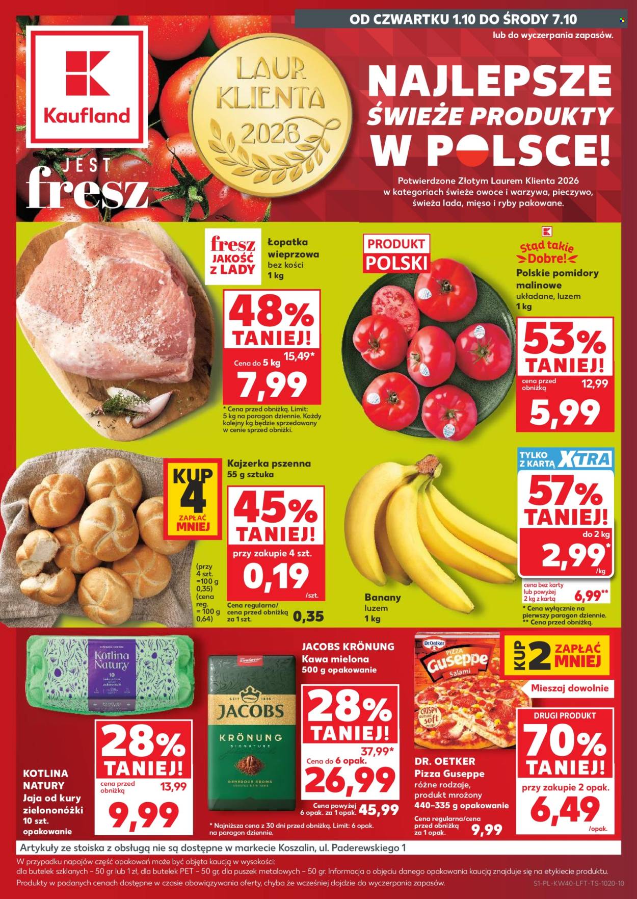 Gazetka Kaufland - 1.10.2026. - 7.10.2026.. Strona 1