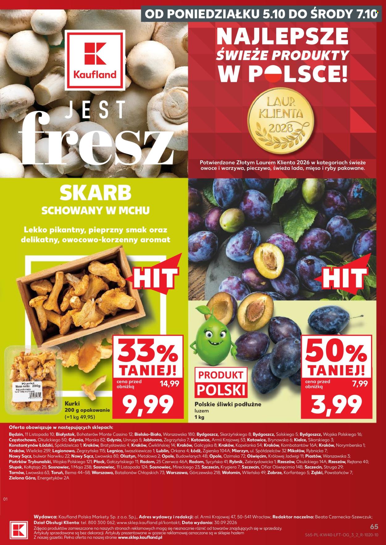 Gazetka Kaufland - 1.10.2026. - 7.10.2026.. Strona 65
