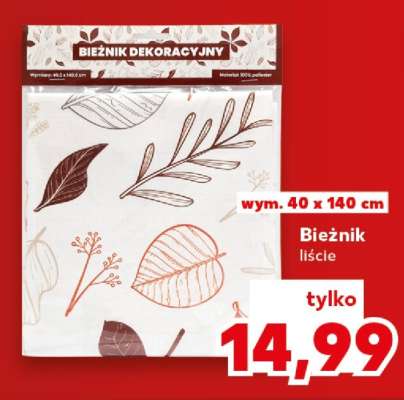 Bieżnik liście