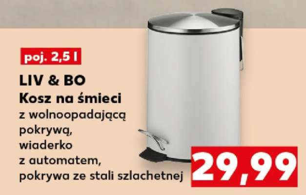 LIV & BO Kosz na śmieci