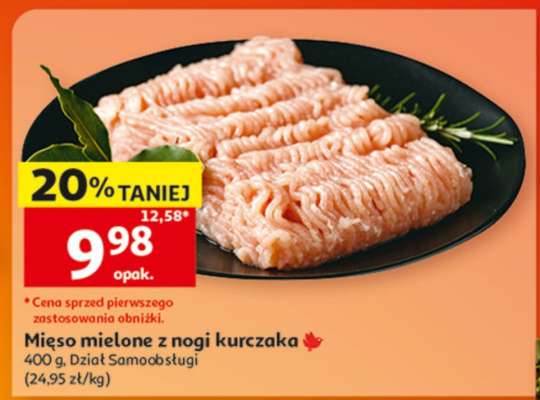 Mięso mielone z nogi kurczaka