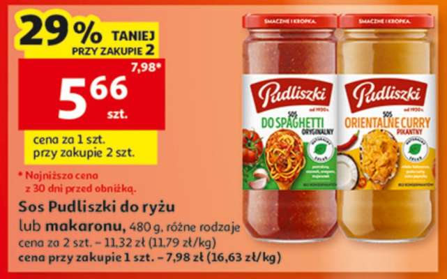 Sos Pudliszki do ryżu lub makaronu