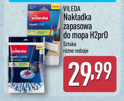VILEDA Nakładka zapasowa do mopa H2prO