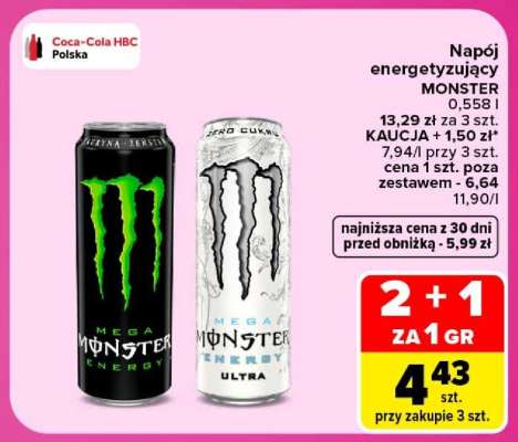 Napój energetyzujący Monster