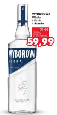 WYBOROWA Wódka 1 l butelka