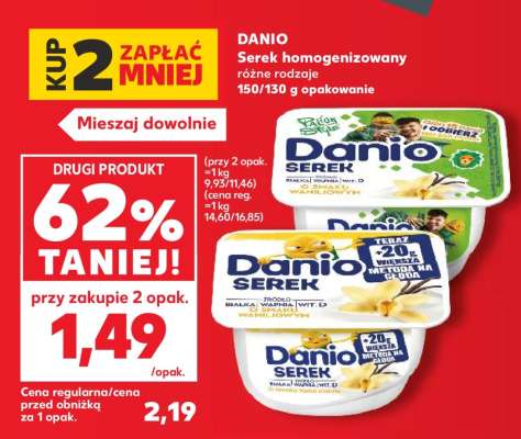 DANIO Serek homogenizowany