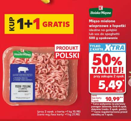 Mięso mielone wieprzowe z łopatki