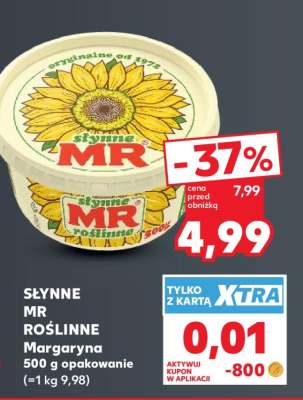 SŁYNNE MR ROŚLINNE Margaryna