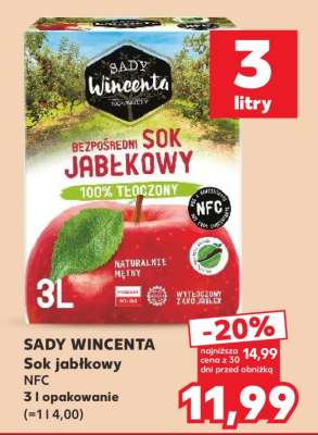 SADY WINCENTA Sok jabłkowy NFC