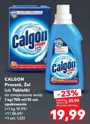 CALGON Proszek, Żel lub Tabletki