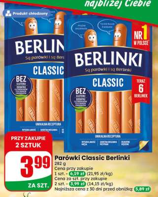 Parówki Classic Berlinki