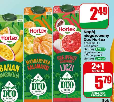 Napój niegazowany Duo Hortex
