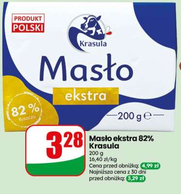 Masło ekstra 82% Krasula