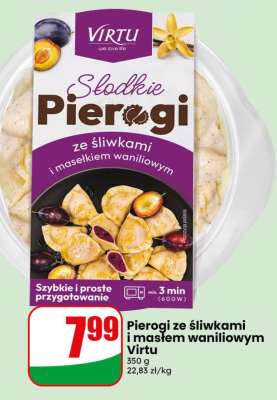 Pierogi ze śliwkami i masłem waniliowym Virtu
