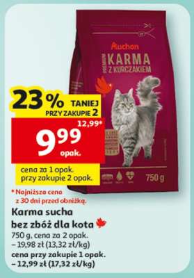 Auchan Karma z kurczakiem