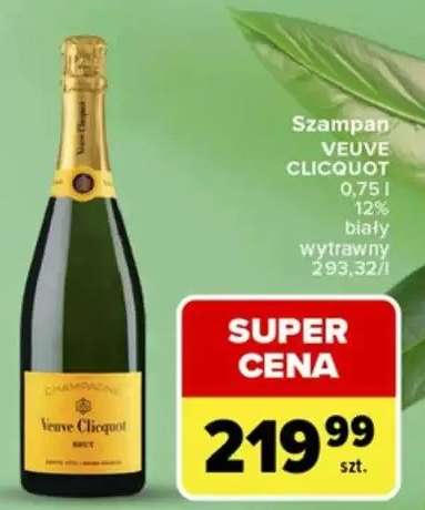Szampan VEUVE CLICQUOT