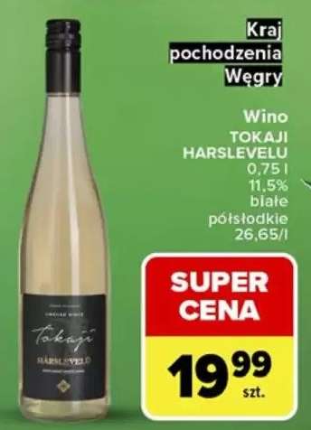 Wino Tokaji Harslevelu