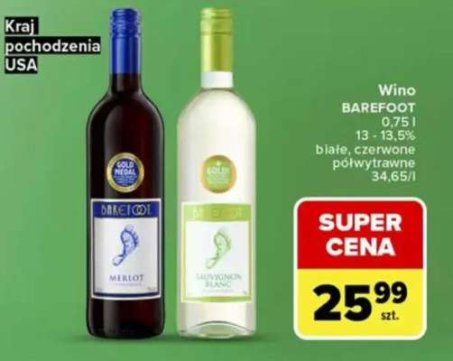 Wino BAREFOOT