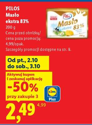 PILOS Masło ekstra 83%