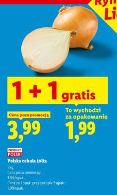 Polska cebula żółta