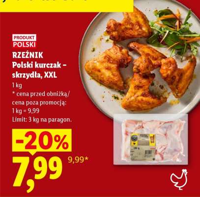 Rzeźnik Polski kurczak – skrzydła, XXL