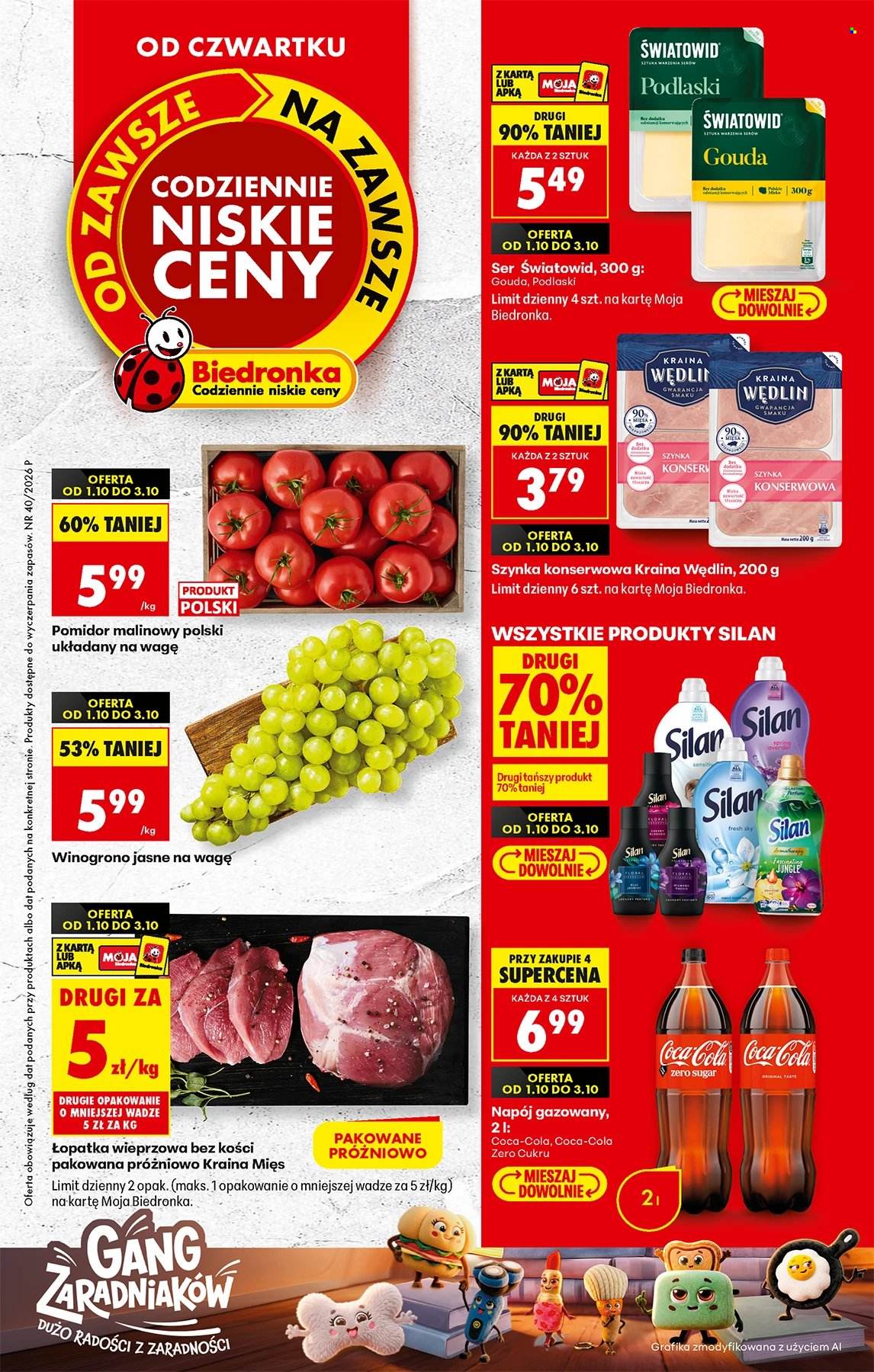 Gazetka Biedronka - 1.10.2026. - 7.10.2026.. Strona 1
