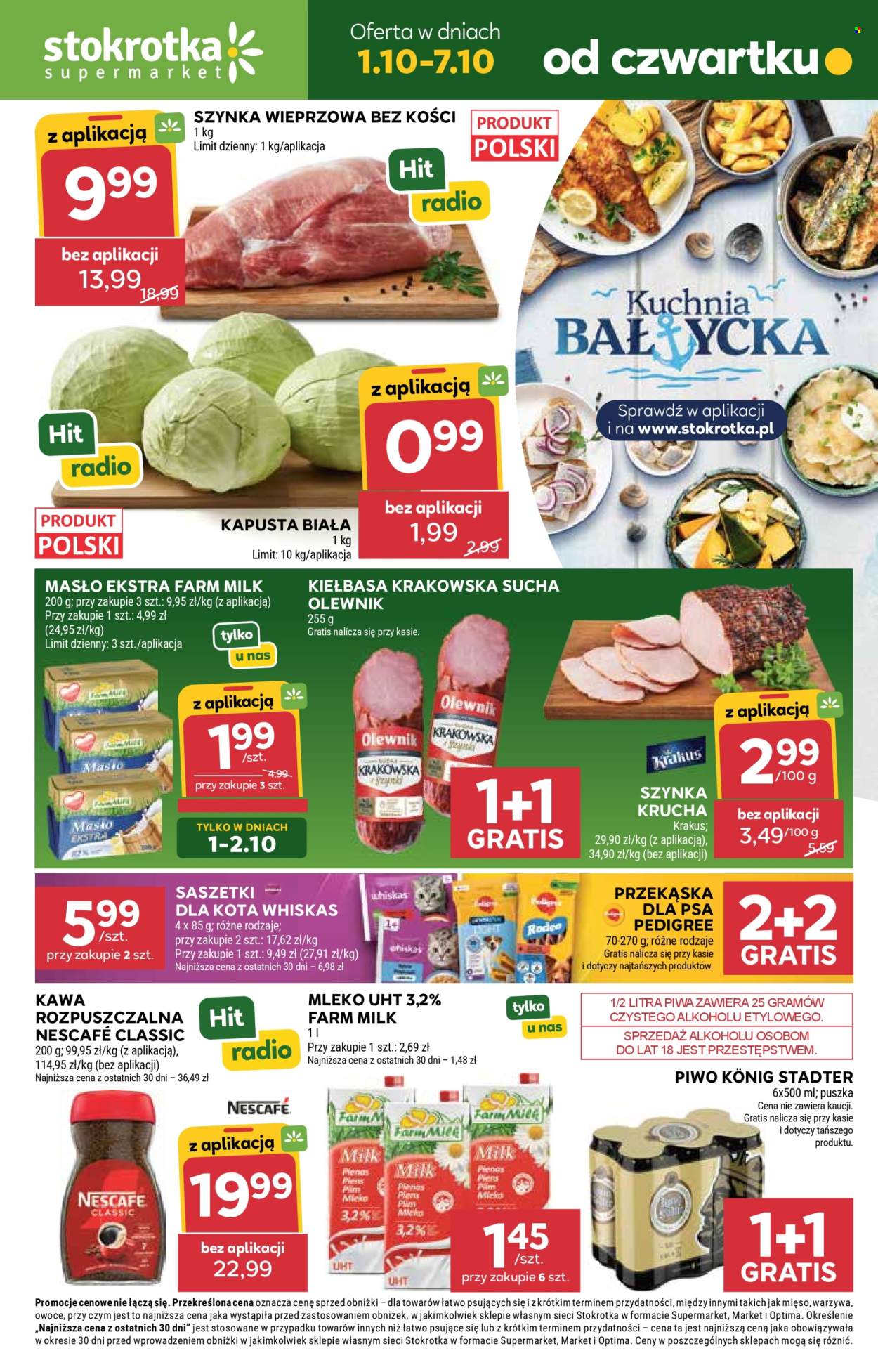Gazetka Stokrotka Supermarket - 1.10.2026. - 7.10.2026.. Strona 1