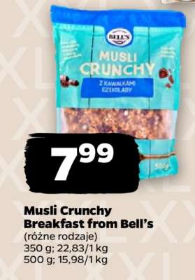 Musli Crunchy Breakfast from Bell’s