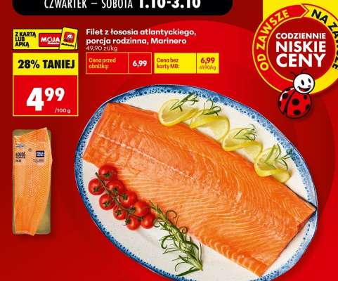 Filet z łososia atlantyckiego porcja rodzinna Marinero