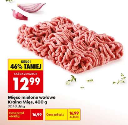 Mięso mielone wołowe Kraina Mięs , 400 g