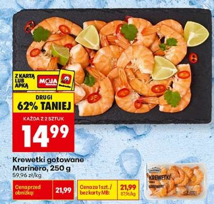 Krewetki gotowane Marinero 250 g
