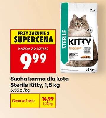 Sucha karma dla kota Sterile Kitty 1,8 kg