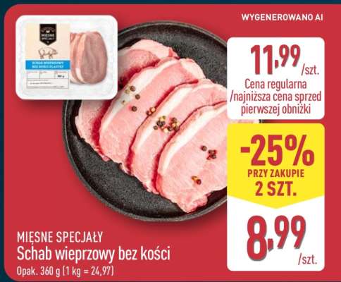 Schab wieprzowy bez kości