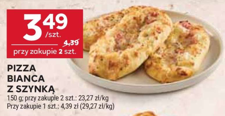 PIZZA BIANCA Z SZYNKĄ