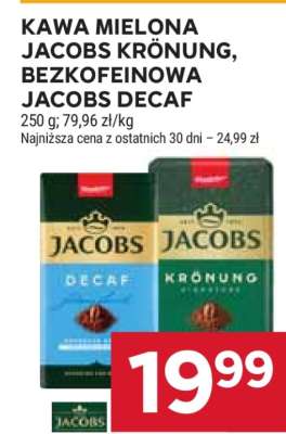 Kawa mielona Jacobs Krönung, bezkofeinowa Jacobs Decaf