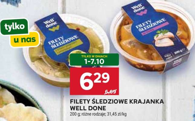 Filety śledziowe Krajanka Well Done