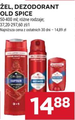 Żel, dezodorant Old Spice