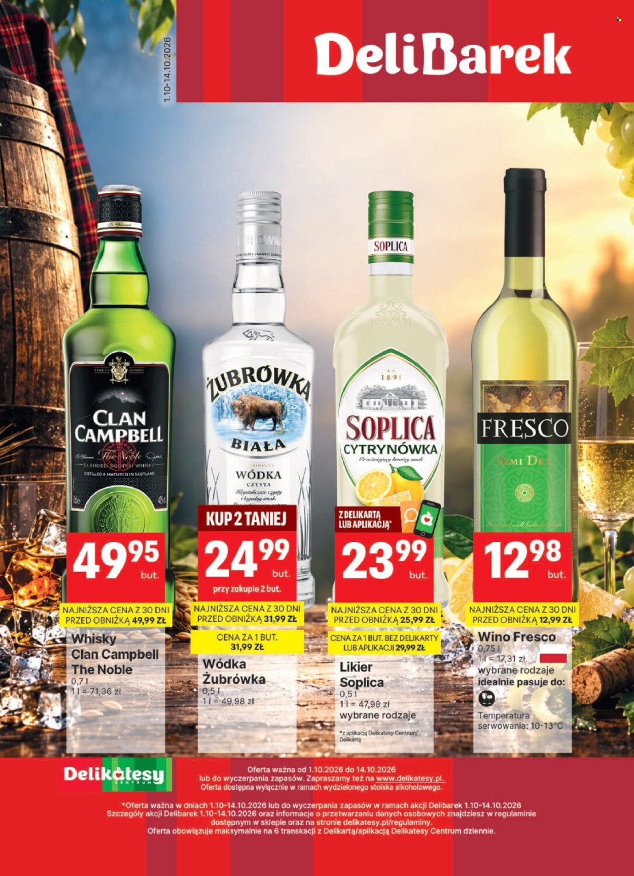 Gazetka Delikatesy Centrum - 1.10.2026. - 14.10.2026.. Strona 1