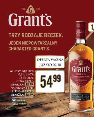 WHISKY GRANT'S 0,7 l 40%