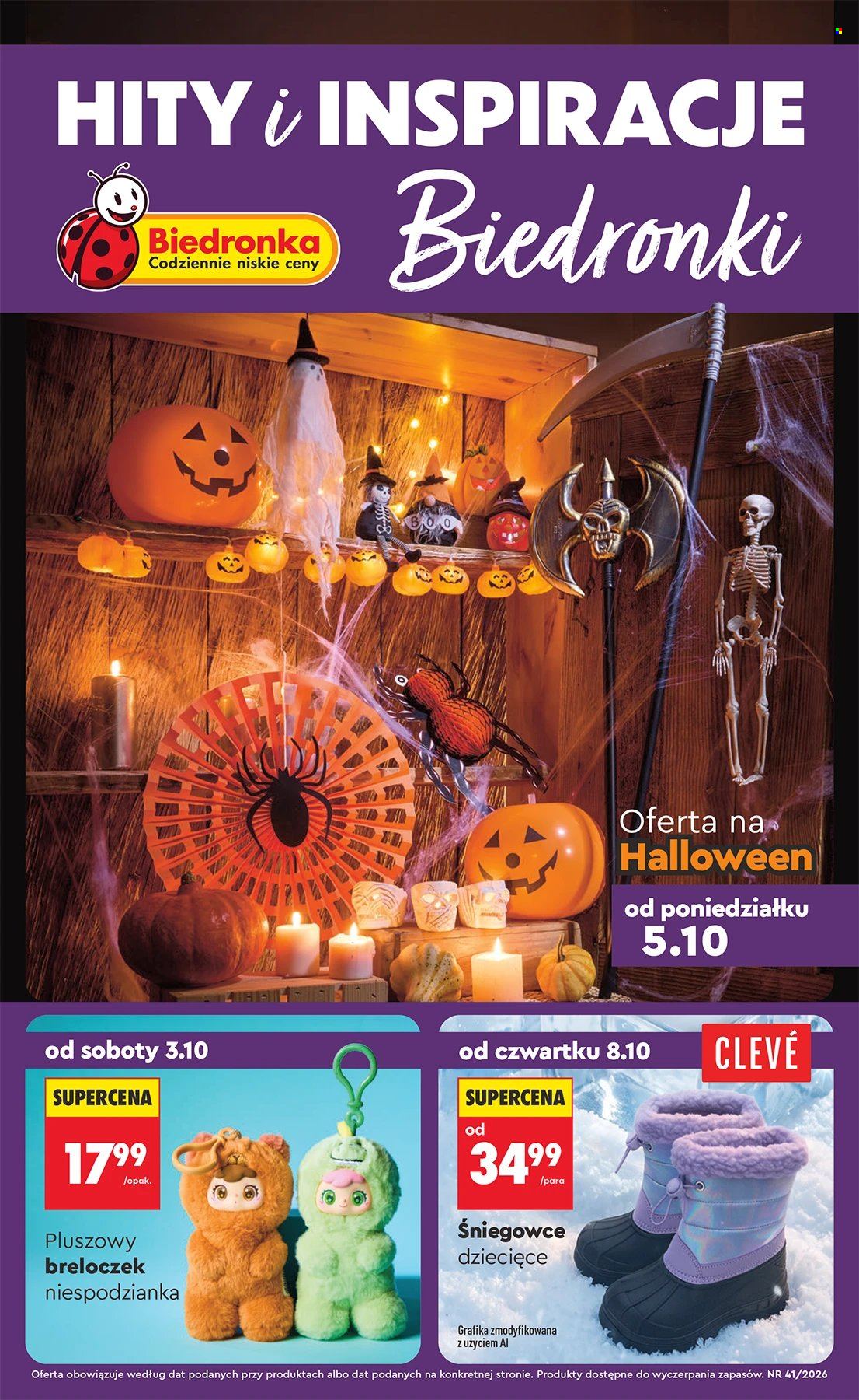 Gazetka Biedronka - 3.10.2026. - 21.10.2026.. Strona 1