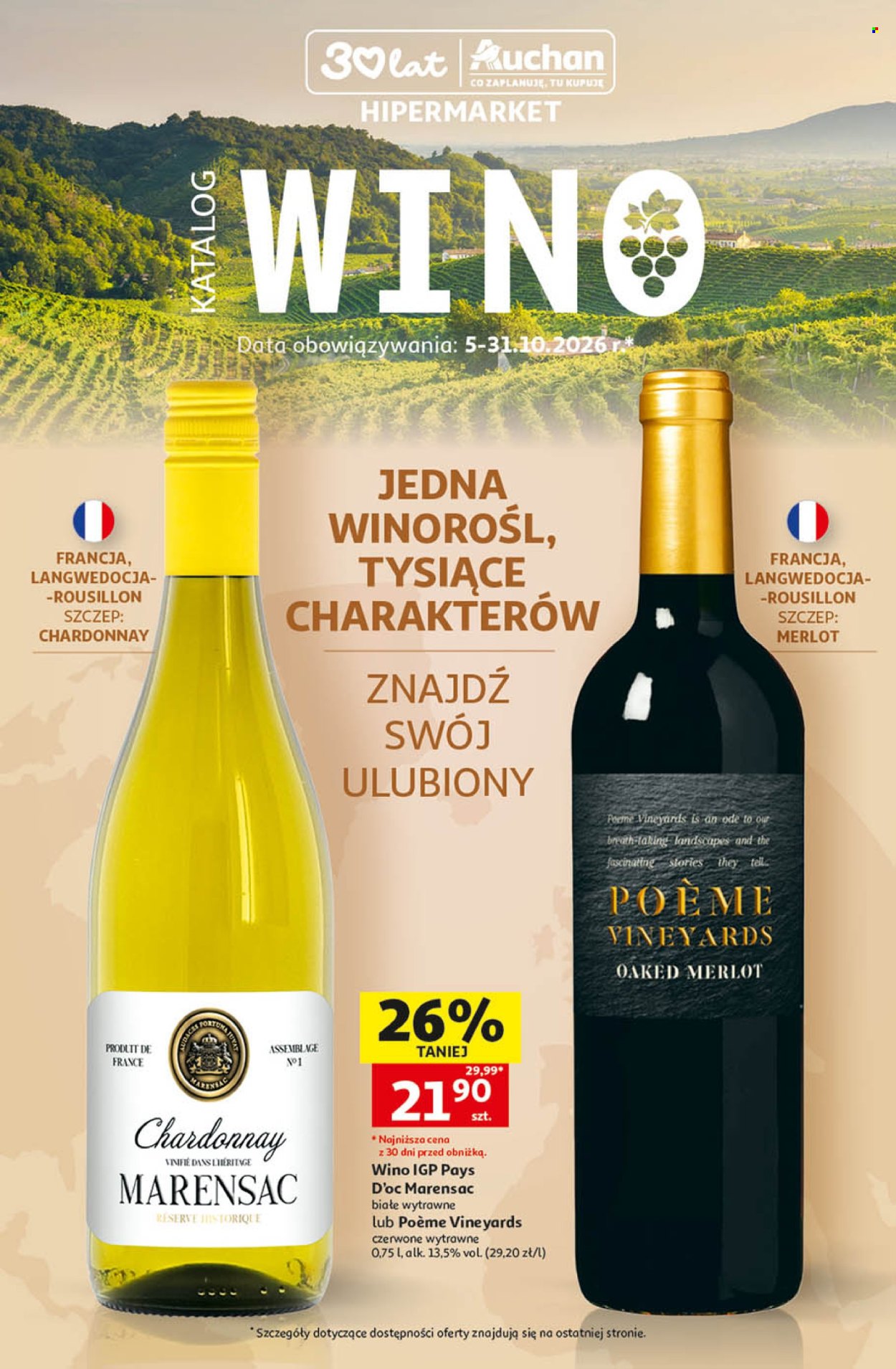 Gazetka Auchan - 5.10.2026. - 31.10.2026.. Strona 1
