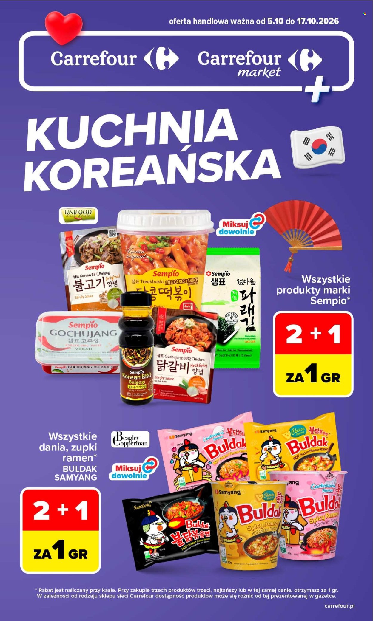 Gazetka Carrefour - 5.10.2026. - 17.10.2026.. Strona 1