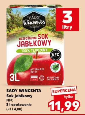 SADY WINCENTA Sok jabłkowy NFC
